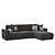 Modern Gusto Corner Sofa - Superb Design & Comfort 3D model small image 5