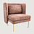 Stylish Bloke Lounge Chair 3D model small image 3