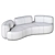 TATEYAMA XL Sofa: Modern Elegance 3D model small image 5