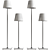 Zafferano Poldina Pro Floor Lamp 3D model small image 2