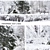 Winter Wonderland: Park Panorama 3D model small image 1