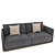 Modern Denning Sofa: Contemporary Style & Comfort 3D model small image 1