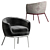 Stylish Maxalto Caratos Armchair 3D model small image 3