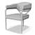 Sleek Zebrano Chair 3D model small image 3