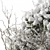 Snowy Dried Plant Bush - Set of 60 3D model small image 2