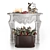 Holly Jolly Christmas Mantel Set 3D model small image 10