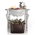 Holly Jolly Christmas Mantel Set 3D model small image 1