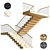 Contemporary Staircase Design 3D model small image 1