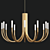 Elegant Laura Chandelier: Exquisite Lighting Solution 3D model small image 1