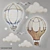 Air Balloon Lamp 3D model small image 1