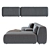 Lema Cloud Sofa: Modern Design & Premium Materials 3D model small image 2