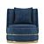 Elegant Mary Armchair: Stylish and Comfortable 3D model small image 1