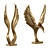 Elegance in Motion: Decor Sculpture 02 3D model small image 2