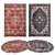 Versatile Rugs Set: 8 Stunning Variations 3D model small image 1