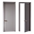 Elegant Minimalist MDF Door 3D model small image 2