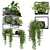 Rustic Indoor Plant Set 173 3D model small image 1