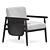 Elegant Teresa Armchair - Perfect Blend of Style & Comfort 3D model small image 1