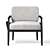 Elegant Teresa Armchair - Perfect Blend of Style & Comfort 3D model small image 2