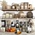 Versatile Kitchen Set: High-Quality, Compatible & Stylish 3D model small image 10