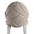 Elegant Quilted Sophia Bar Stool 3D model small image 4