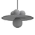 Spherical Plate Pendant Light 3D model small image 2