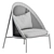 Elegant Loie Lounge Chair 3D model small image 4