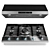 Samsung Appliance Bundle: Fridge, Oven, Gas Hob & Hood 3D model small image 4