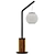 Modern Ceramic Metal Lamp - Roche Bobois MEI 3D model small image 2