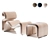Artilleriet Etcetera Fabric Lounge Chair 3D model small image 1