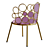 Grace: Stylish Armchair for Modern Spaces 3D model small image 2