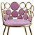 Grace: Stylish Armchair for Modern Spaces 3D model small image 4