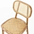 Elegant Sendai Wood Chair 3D model small image 4