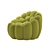 Bubble Pivoting Armchair: Modern Elegance for Maximum Comfort 3D model small image 3
