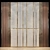 Natural Wood Wall Panel Set 3D model small image 1