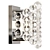 Elegant Nickel Finish Wall Lamp 3D model small image 1