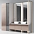 Elegant Bathroom Console Set 3D model small image 4