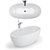 Luxury Bath Set - Gustavsberg, Sanitana, Antoniolupi 3D model small image 1