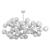 Ethereal Murano Glass Snowflake Chandelier 3D model small image 4