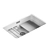 Blanco ETAGON 700-IF: Sleek & Durable Sink 3D model small image 4