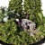 Lush Greens Garden Set 3D model small image 3