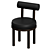 Sleek Moca Chair: Modern Comfort 3D model small image 3