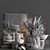 Sophisticated Decor Set for 3D Rendering 3D model small image 6