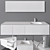 Antonio Lupi Panta Rei 01: Sleek Designer Sink and Mirror Set 3D model small image 5