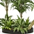 Tropical Garden Set Vol31: Exotic Oasis 3D model small image 2