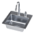 Modern MOEN Sink: Sleek Design 3D model small image 2