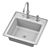 Modern MOEN Sink: Sleek Design 3D model small image 3