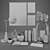 Exquisite Home Décor Set 3D model small image 6