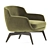 Sleek Minotti BELT: Modern Armchair 3D model small image 2