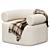 Luxury Velvet Chair: SARAH ELLISON Huggy 3D model small image 2