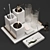 Elegant Decorative Set for 3D Design 3D model small image 6